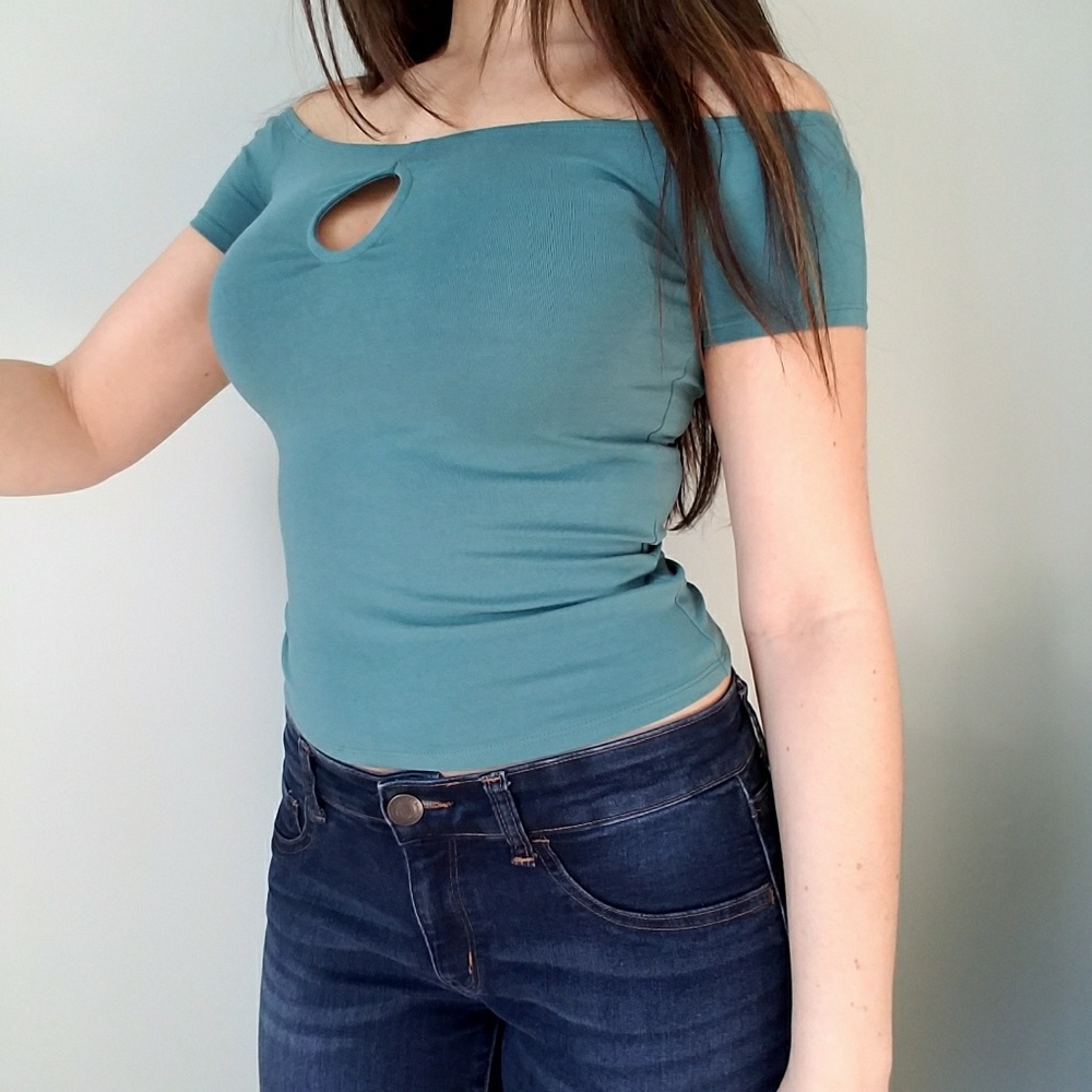 Off the shoulder Express top